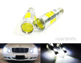 2 pieces of BAX9s H6W 64132 High Power LED Projector Light bulb with Plasma SMD LED 7.5W white