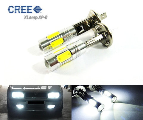 2 pieces of H1 448 CREE LED Projector Light with 4 Plasma SMD LED 11W white