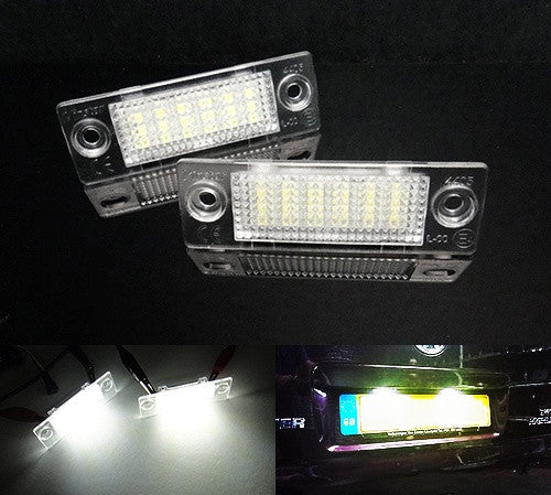Comprar Bombilla de LED para placa de matrícula Canbus para coche, 2 uds.,  para Porsche Cayenne, VW Golf 5 Touareg 1Gen Tiguan Passat B5.5, lámpara  automática
