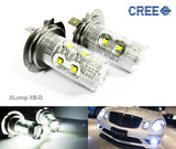 2 pieces of H7 (499) 10x CREE XB-D LED Projector Light bulb 50W white