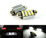 2 pieces of Error Free 16 SMD LED 37mm C5W 272 6418 Festoon bulb white