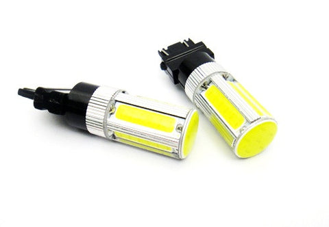2 pieces of LUFFY 3156 P27W 3157 3057 P27/7W High Power COB LED Light bulb 25W white