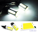 2 pieces of LUFFY 3156 P27W 3157 3057 P27/7W High Power COB LED Light bulb 25W white