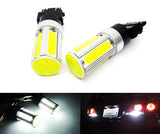 2 pieces of LUFFY 3156 P27W 3157 3057 P27/7W High Power COB LED Light bulb 25W white