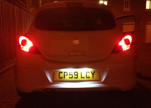 LED License Number Plate Light lamp OEM Replacement kit Opel Astra Corsa Omega Vectra