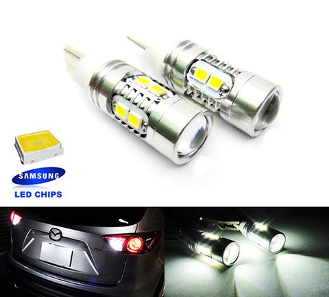 2 pieces of 10 SAMSUNG 2835 SMD LED T15 955 921 912 906 Projector Light bulb white