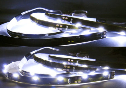 2 pieces of 20 SMD LED Side Shine / Side Glow Light strip white