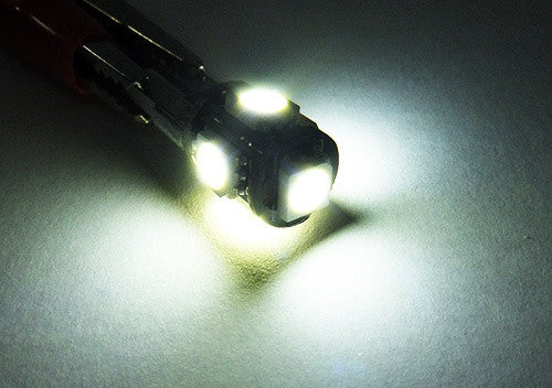 2 pieces of 5 High Power SMD LED No Error T10 168 194 2825 501 W5W wedge light bulb white