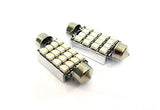 2 pieces of Error Free 16 SMD LED 37mm C5W 239 272 6418 Festoon bulb blue