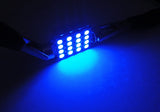 2 pieces of Error Free 16 SMD LED 37mm C5W 239 272 6418 Festoon bulb blue