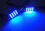 2 pieces of Error Free 16 SMD LED 37mm C5W 239 272 6418 Festoon bulb blue