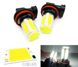 2 pieces of LUFFY H11 H8 High Power COB LED Light bulb 25W white