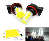 2 pieces of LUFFY H11 H8 High Power COB LED Light bulb 25W white