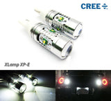 2 pieces of T15 955 921 912 906 W16W 5x CREE XP-E LED Projector Light bulb 25W white