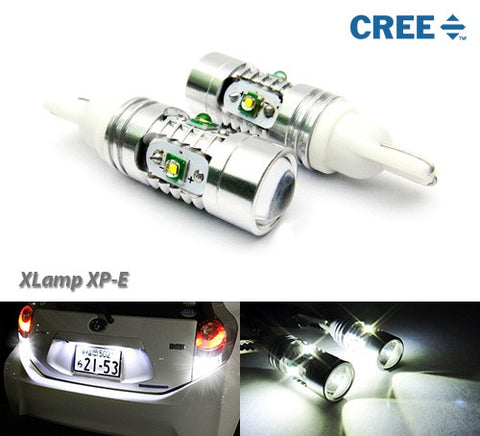 2 pieces of T15 955 921 912 906 W16W 5x CREE XP-E LED Projector Light bulb 25W white