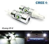 2 pieces of T15 955 921 912 906 W16W 5x CREE XP-E LED Projector Light bulb 25W white