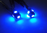 2 pieces of 5 High Power SMD LED No Error T10 168 194 2825 501 W5W wedge light bulb Blue