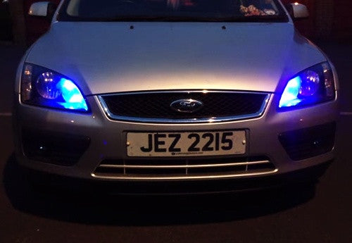 2 pieces of 5 High Power SMD LED No Error T10 168 194 2825 501 W5W wedge light bulb Blue