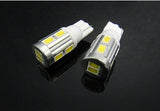 2 pieces of 10 SAMSUNG SMD LED T10 168 194 2825 501 W5W wedge Light bulb white