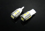 2 pieces of 10 SAMSUNG SMD LED T10 168 194 2825 501 W5W wedge Light bulb white