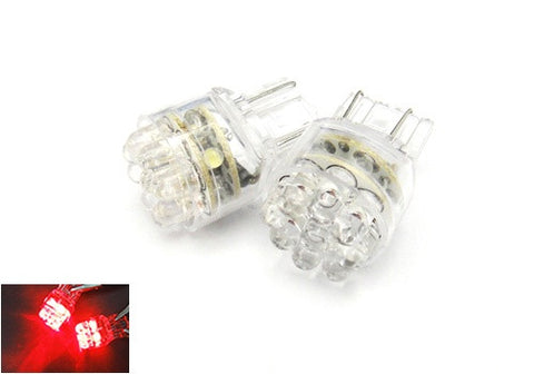 2 pieces of 15 LED 580 7443 W21/5W 582 7440 W21W 992 Light bulb red