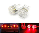 2 pieces of 15 LED 580 7443 W21/5W 582 7440 W21W 992 Light bulb red