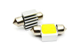 2x 6W High Power COB LED 31mm Festoon Light bulb DE3022 DE3175 white