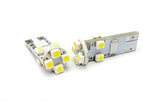 2 pieces of 8 SMD LED No Error T10 168 194 2825 501 W5W wedge light bulb white