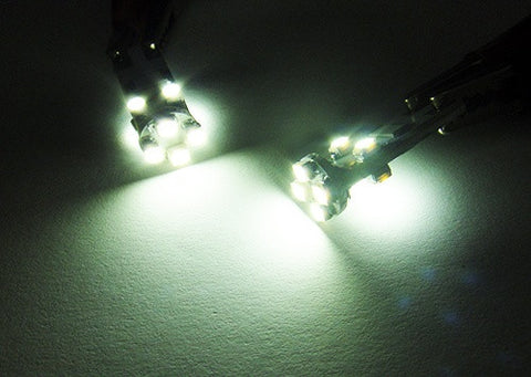 2 pieces of 8 SMD LED No Error T10 168 194 2825 501 W5W wedge light bulb white