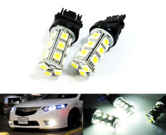 2 pieces of 18 high power SMD LED 182 3156 P27W 180 3157 3057 P27/7W Light bulb White