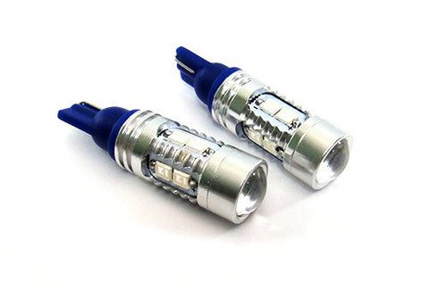 2 pieces of 10 SAMSUNG 2835 SMD LED 501 T10 168 194 2825 W5W wedge Light bulb blue