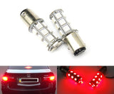 2 pieces of 18 High Power SMD LED 380 (P21/5W) 1157 7528 BAY15d Light bulb Red