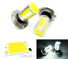 2 pieces of LUFFY H7 499 477 High Power COB LED Light bulb 25W white
