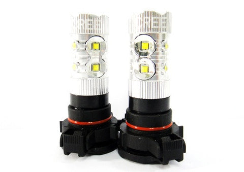 2 pieces of H16 PS19W 5202 9009 10X CREE XB-D LED Projector Light bulb 50W white