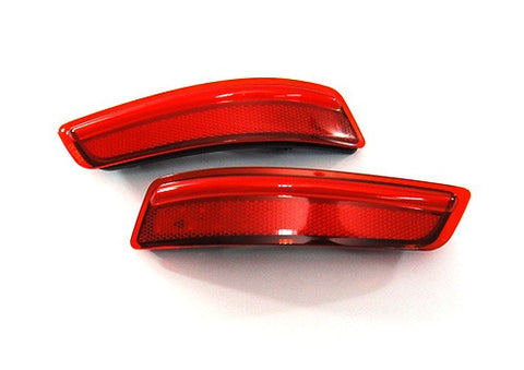 2x LED Bumper Reflector Assembly Red lens Tail Brake Light Red 2012+ Lexus ES GS Corolla