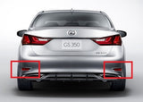 2x LED Bumper Reflector Assembly Red lens Tail Brake Light Red 2012+ Lexus ES GS Corolla
