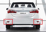 2x LED Bumper Reflector Assembly Red lens Tail Brake Light Red 2012+ Lexus ES GS Corolla