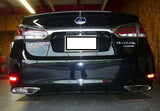 2x LED Bumper Reflector Assembly Red lens Tail Brake Light Red 2012+ Lexus ES GS Corolla