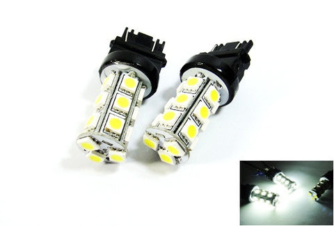 2 pieces of 18 high power SMD LED 580 7443 W21/5W 582 7440 W21W 992 Light bulb white