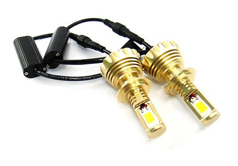 2 pieces of H7 (499) High Power COB LED HeadLight Fog Light bulb 60W 3000lm yellow