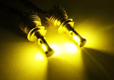 2 pieces of H7 (499) High Power COB LED HeadLight Fog Light bulb 60W 3000lm yellow