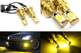 2 pieces of H7 (499) High Power COB LED HeadLight Fog Light bulb 60W 3000lm yellow