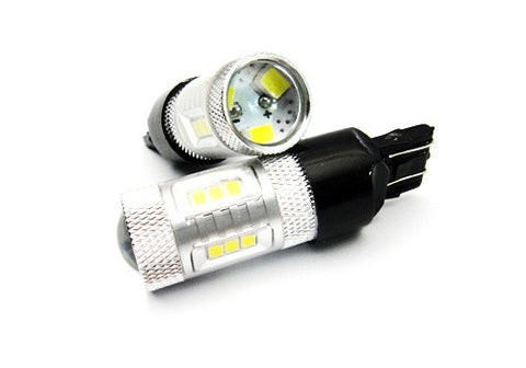 2 pieces of 15 SAMSUNG High Power 2835 SMD LED 580 7443 W21/5W 582 7440 W21W Light bulb 15W white