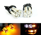 2 pieces of 40 SMD LED 182 3156 P27W 180 3157 3057 P27/7W Light bulb Amber