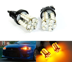 2 pieces of 40 SMD LED 182 3156 P27W 180 3157 3057 P27/7W Light bulb Amber