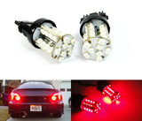 2 pieces of 40 SMD LED 182 3156 P27W 180 3157 3057 P27/7W Light bulb Red