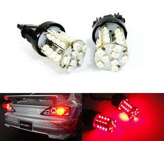 2 pieces of 40 SMD LED 182 3156 P27W 180 3157 3057 P27/7W Light bulb Red