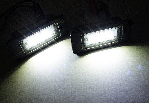 Error Free LED License Plate Light Bulb Tag Lamps 2pcs For BMW E90