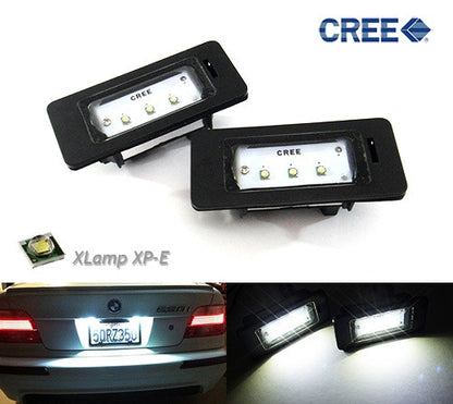 License Number Plate Light CREE LED Lamp Replacement kit BMW E90 E70 E60 E39 F30