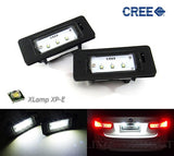 License Number Plate Light CREE LED Lamp Replacement kit BMW E90 E70 E60 E39 F30